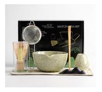 Coffret Matcha - Lot de 7 - Kit de démarrage Matcha - Fouet à matcha - Le coffret parfait pour le matcha traditionnel - Bambou -