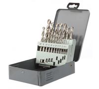 Coffret métallique 19 forets - DIAGER - HSS meulé PRO din 338 angle 118° Diam.1 à 10 mm par 0,5 mm