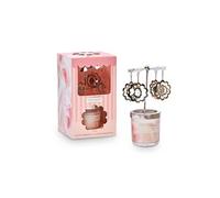 Coffret mini bougie et carrousel étreinte florale