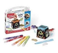 Maped – Kit loisirs créatifs – Tirelire coloriage velours et construction – Enfants