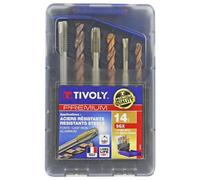 Coffret mixte 14 pièces forets et tarauds Tivoly