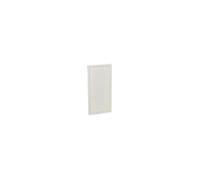 Coffret modulaire encastré 4 rangées 48+8 modules avec porte métal extra plate blanche Classe II IP30 IK07 avec bornier terre - pour