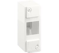 Coffret modulaire Mini Rail Eurohm - 4 modules - Intérieur - Blanc - IP30 - IK05 - EUROHM - 19002