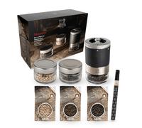 Coffret moulin à poivre Maestro à réservoirs interchangeables et 3 poivres Peugeot