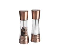 Cole & Mason Moulins à sel et poivre Derwent H59418G réglables 19cm inox/acrylique cuivre (2 pièces)