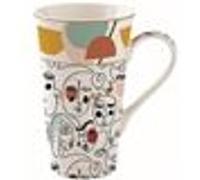 Coffret mug en porcelaine Modernisme 60cl - Easy Life - Multicolore - Porcelaine Multicolore G