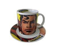 Coffret Mug et Assiette Superman Pixels