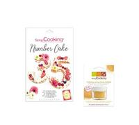 Coffret Number cake + paillettes dorées -