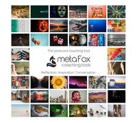 Coffret Original de cartes postales de motivation metaFox- un jeu de 52 cartes postales pour le coaching et la thérapie