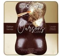Coffret Oursons Gold édition limitée - Scrapcooking - Or - Silicone Doré G