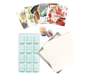 Coffret Oursons Summer - SCRAPCOOKING - 12 empreintes de 4.5 x 2.5 x 1.5 cm