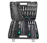 Coffret outil polyvalent 227 Pièces Jeu De Clés À Cliquet Outil De Réparation De Voiture 1/4 "3/8" 1/2 liquet ouille Kit D'outils À Main