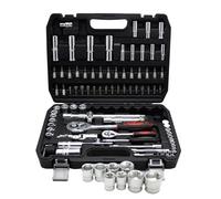 Coffret outil polyvalent 94 Pièces 1/2 1/4 Dr Poignée À Cliquet Combinaison Ensemble D'outils Réparation Réparation Automatique Douille D'entraînement Jeu Clés À Cliquet