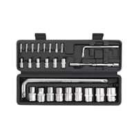 Coffret outil polyvalent Ensemble D'outils De Réparation Automobile Kits D'outils Mécaniques liquet Douilles Outils Manuels 27 Pièces