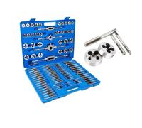 Coffret outil polyvalent Ensemble D'outils En Acier Titane Roulement À Tarauds Et Filières Outil Filetage Manuel Boîte Rangement Pour Réparation Pour Coupe La Réparation 110 Pièces