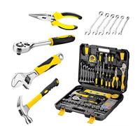 Coffret outil polyvalent Ensemble D'outils Ménagers De 108 Pièces Outils Manuels Généraux Avec Boîte De Rangement Clés Et Combinés Pour Les Réparations Meubles Et Voitures