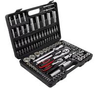 Coffret outil polyvalent Jeu De Clés À Douille À Cliquet 108 Pièces Ensembles D'outils De Réparation Automobile ynamométrique À Cliquet Kit Combiné La Maison Avec Outils Manuels