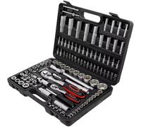 Coffret outil polyvalent Jeu De Clés À Douille Kit Combiné Dynamométriques À Cliquet 1/4 3/8 1/2 Embouts De Outil Manuel