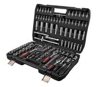 Coffret outil polyvalent Jeu De Clés À Douille Outil De Réparation Automobile Cliquet Kit D'outils Mécaniques Boîte À Outils Combinée Outils Manuels Avec Étui 171 Pièces