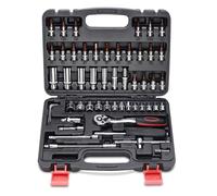 COFFRET OUTILLAGE 53 Pièces -HOLD LAMP- Outil Démontage Garniture Voiture & Outils Mécanique Automobile - Cliquet, Douilles, Clés