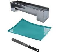 Coffret Pâtisserie Spécial Bûche avec Moule et Plaque à Génoise - GENOVA - ALTOBUY Gris