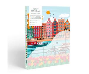 Coffret Peinture au numéro La Petite Epicerie Gouache Petit Pinceau Amsterdam par Nidhi Kachhadiya