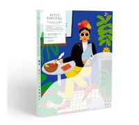 Coffret Peinture au numéro La Petite Epicerie Gouache Petit Pinceau La Fille aux Chats par Guillaume Denaud