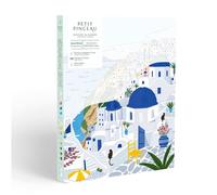 Coffret Peinture au numéro La Petite Epicerie Gouache Petit Pinceau Santorini par Maja Tomljanovic