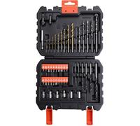 Coffret Perçage Et Vissage 50 Pièces, Kit Complet Forets Et Embouts Pour Travaux De Bricolage