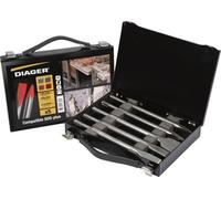 Coffret pic et burin SDS Plus DIAGER - 5 pièces - 111C