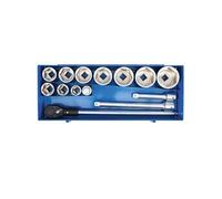 coffret pl 6 pans carre de 1 douilles et accessoires - Bgs Technic
