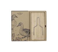 COOK CONCEPT - Coffret Foie Gras Lyre et Planche de decoupé - Dimensions : 31 X 17 X 2 cm