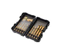 Coffret plastique de 10 forets métal HSS-Tin pour visseuses à chocs - DEWALT - DT50050-QZ