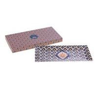 Coffret plat rectangulaire Laure - Amadeus - Multicolore - Porcelaine Multicolore G