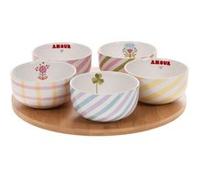 Coffret plateau et ses 5 bols candy