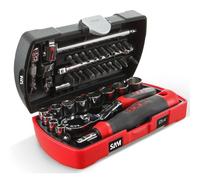 Coffret de 39 Douilles et accessoires + Pince multifonctions SAM OUTILLAGE - POCKET-RJ