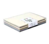 Coffret Pollen uni de 20 enveloppes 114x162mm + 20 cartes 110x155mm - Assortiment Casual - Assortiment