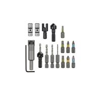 Coffret pour percer-fraiser & visser tout-en-un WOLFCRAFT 3086000 16 pièces