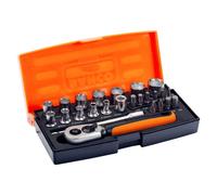 Coffret premium de 25 douilles 1/4" et embouts - BAHCO SL25