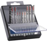 Coffret Pro 10 lames de scie sauteuse pour bois dur et stratifié 83 mm - BOSCH - 2607011941