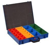 Coffret professionnel métal avec compartiments 44 x 37 x H7cm