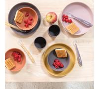 Coffret repas Gris-Brique-Ocre (4 pièces)