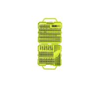 RYOBI Coffret Perçage Vissage RAK127DDSD – 127 pièces Bois Métal Béton, Embouts 25/50mm, Douilles