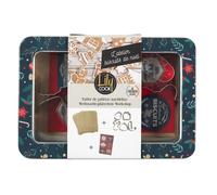 Coffret Sablé de Noël Pâtisserie 8cm Rouge