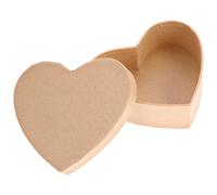 Coffret Saint-valentin de Cœur, Boîte Présent Portable | Papier Kraft Kaki, Surface Lisse et Finition Soignée, Léger, Simple et Élégant