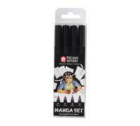 Coffret Sakura Pigma Sensei Manga - 4 tailles - Noir