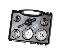 Coffret scies cloches électricien & plombier WOLFCRAFT 3764000 Ø35 à 68 mm