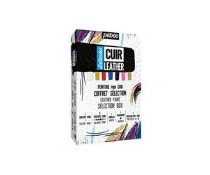 Coffret Sélection - Peinture Pour Cuir Et Simili - Setacolor Cuir - Pébéo - 7 Pots + Accessoires