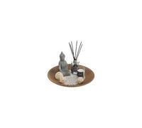 Coffret Senteur Eucalyptus Plateau, Diffuseur, Bougie, Cactus et accessoires