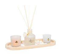 Coffret Senteur Plateau Wild Romance 32cm Ambre